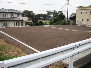 富士宮・山本分譲地：A号地(北西より撮影)