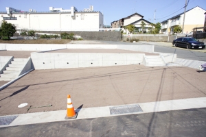 石坂・高林分譲地：C区画（東側より）